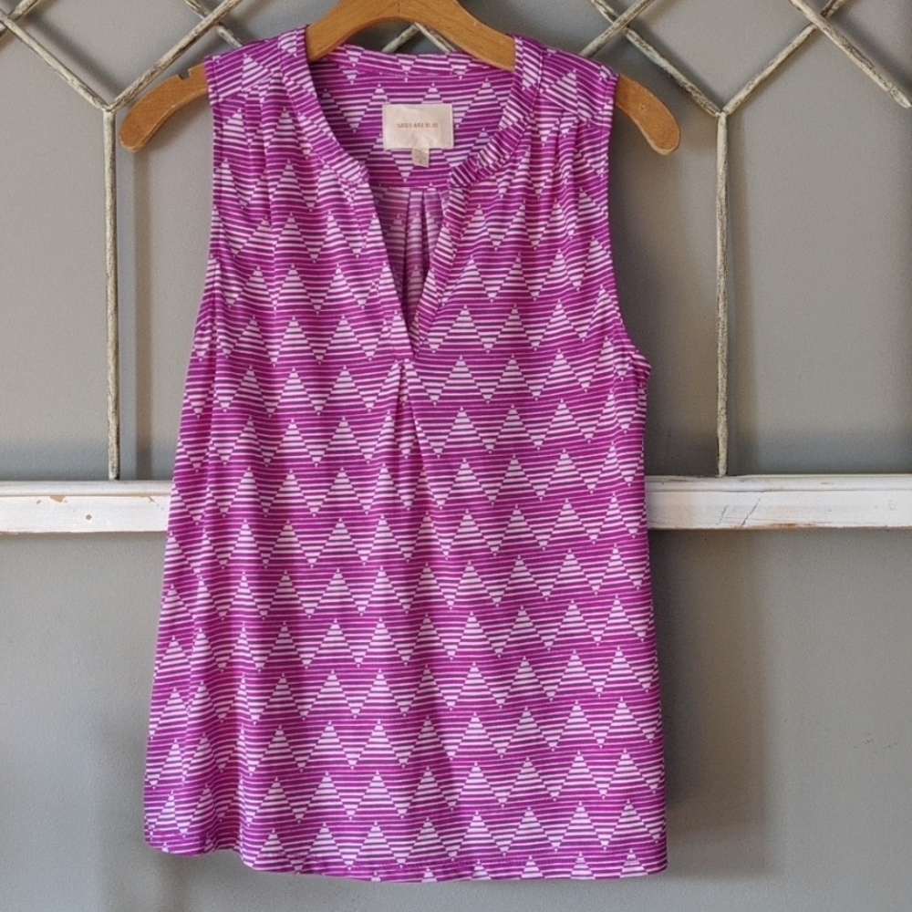 Skies are Blue knit Timone tank top Stitch Fix - Picture 1 of 7